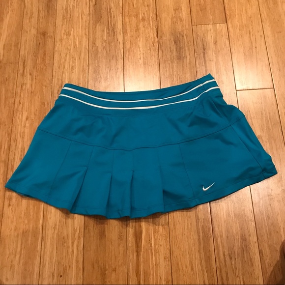 Nike Pants - Nike Turquoise Pleated Athletic Skort